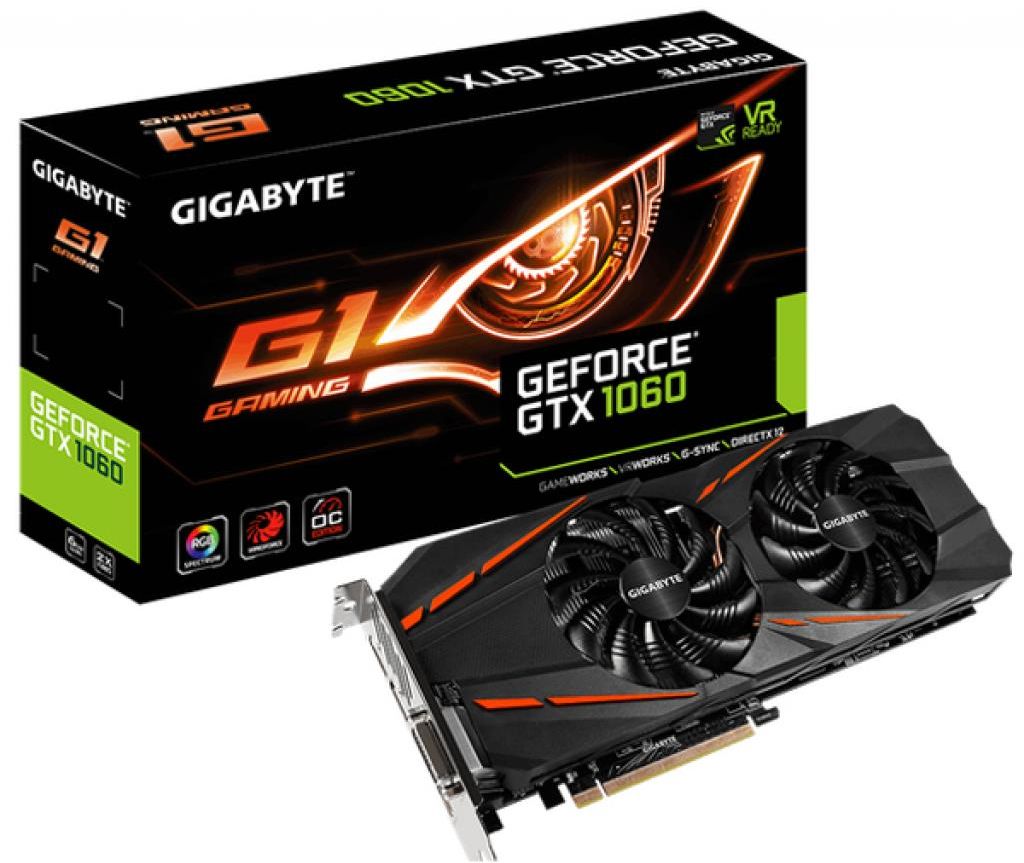 GIGABYTE GeForce GTX 1060 (GV-N1060D5-6GD) – купить в dzvinok.ua