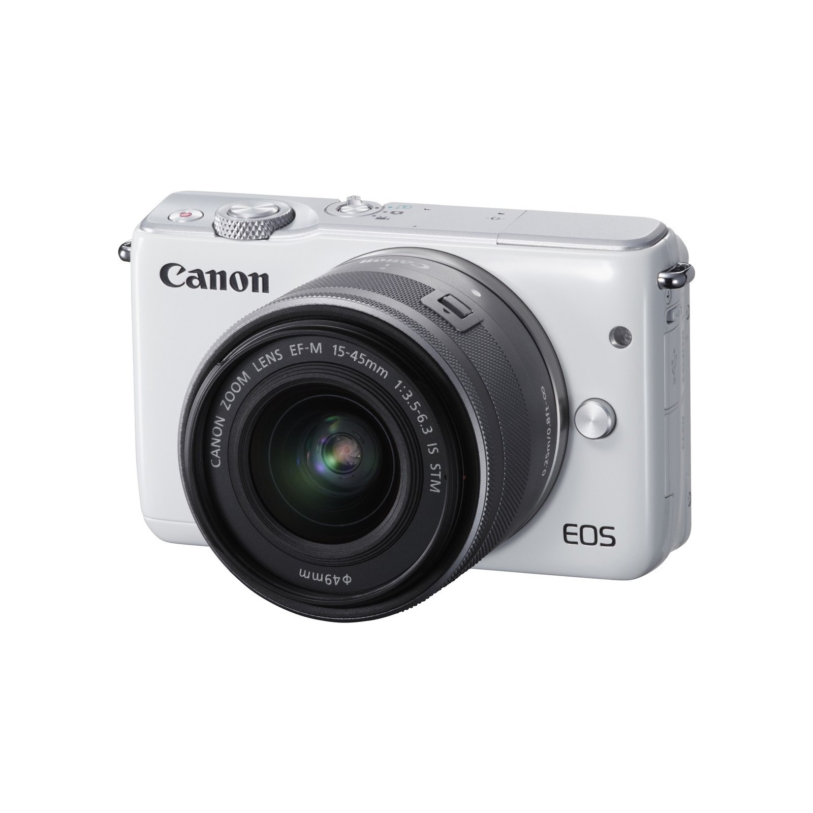 CANON EOS M10 Kit (15-45mm IS STM) White – купить в dzvinok.ua