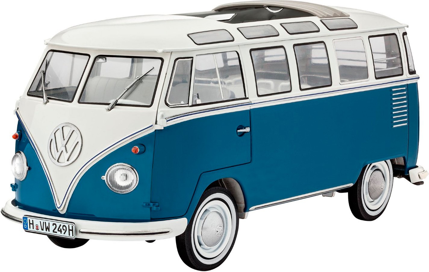 Revell vw t1 cheap samba bus model kit