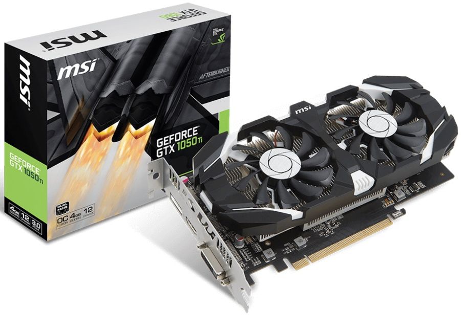 MSI GeForce GTX1050TI (GF GTX 1050 Ti 4GT OC) – купить в dzvinok