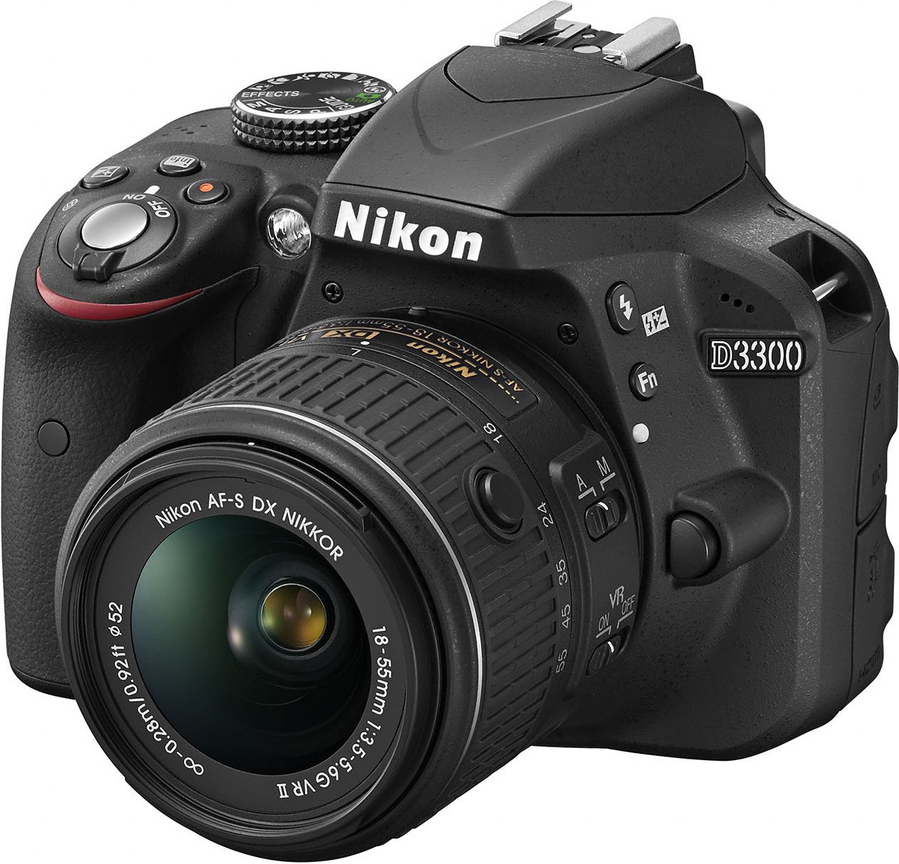 Nikon D3300 18-55mm VR IIキット NIKON D3300 Kit (18-55mm VR II + 55-200mm VR II) Black – купить в