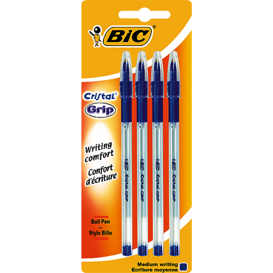 Набор шариковых ручек BIC Cristal. Набор ручек BIC 4 шт. Ручки шариковые BIC Cristal Grip. Набор шариковых ручек BIC Cristal 4 цвета.