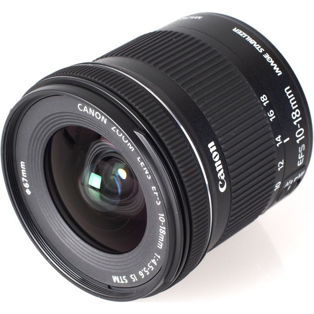 耐熱 二層 足あとぐらす (M) 完動品 Canon EF-S 10-18mm F4-5.6 IS STM