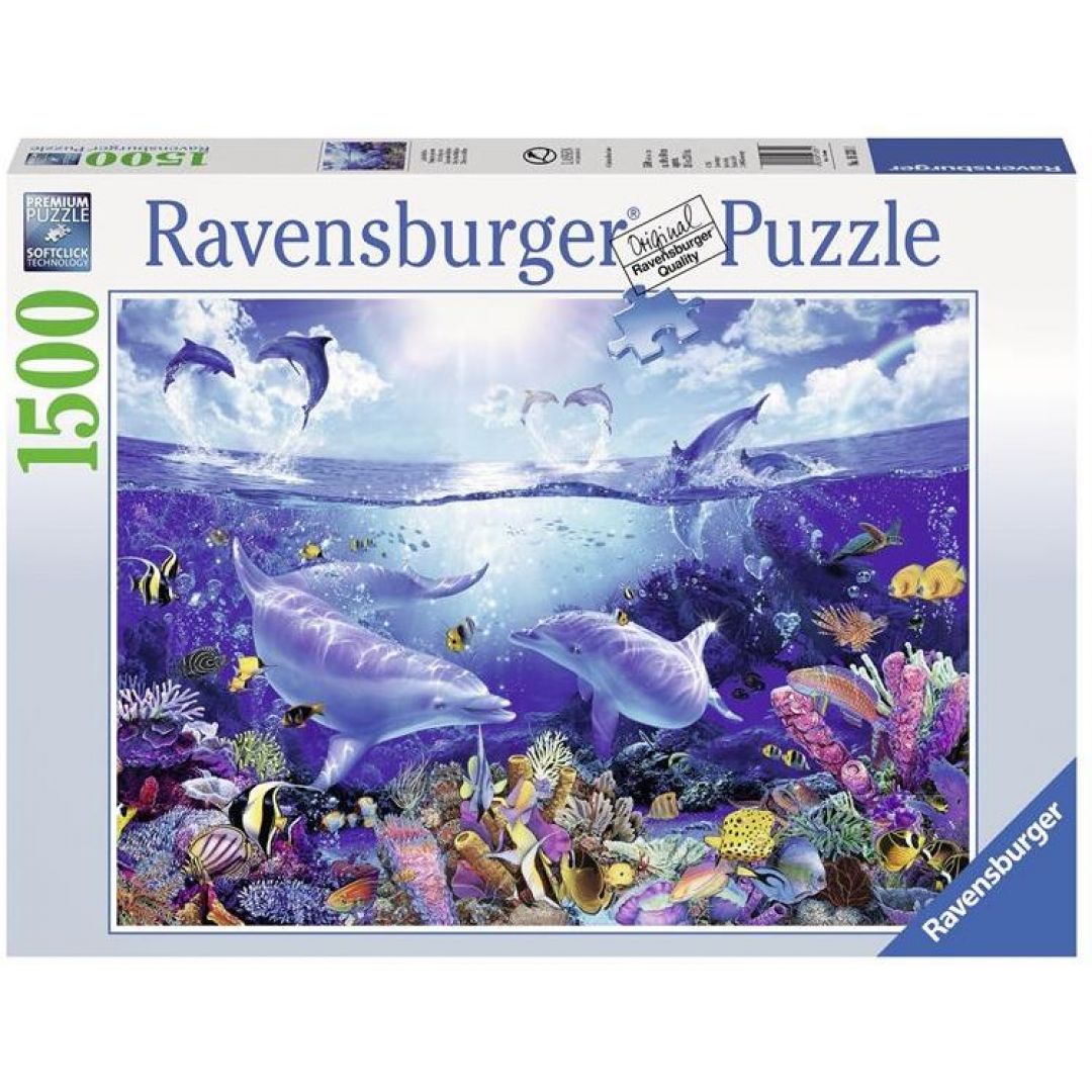 Озон пазлы. Пазл Ravensburger жизнь дельфинов (16331), 1500 дет.. Пазлы Ravensburger Дельфин. Пазл Ravensburger бухта дельфинов (14210), 500 дет.. Равенсбургер пазлы 1500.