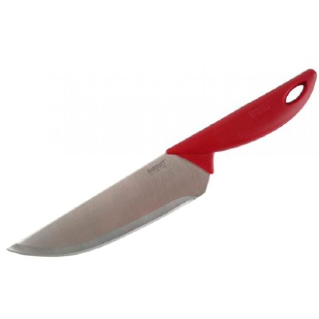 Нож 17 см. Сербский нож поварской. Нож поварской с красной рукояткой на кухне. Сербский нож поварской кованый купить.
