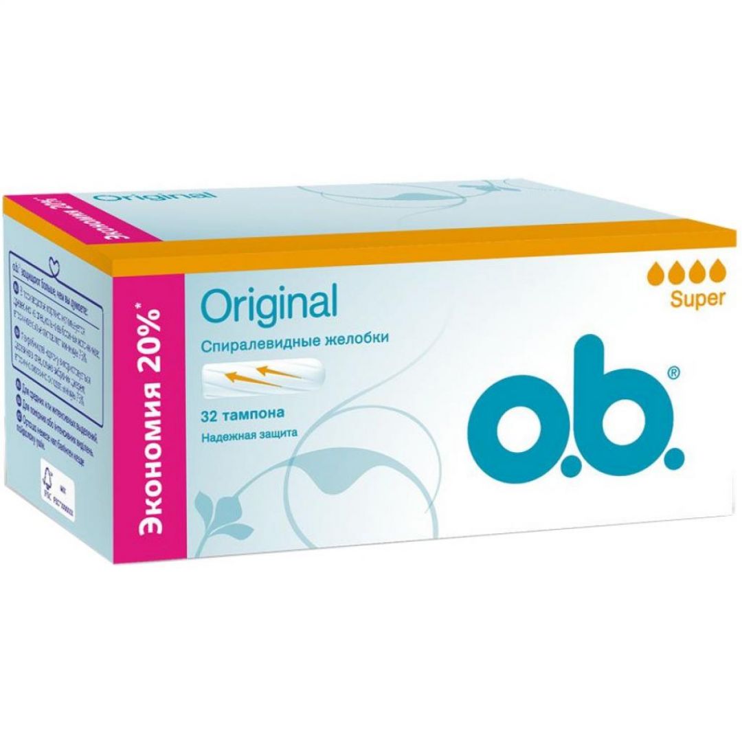 тампоны жен. тампоны гигиенические o. (оби) procomfort normal / 3 капли / 16 шт. B. тампоны o.