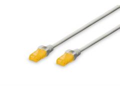 Кабель для принтерів Патч-корд DIGITUS cat.6A U-UTP, 3м, AWG 26/7, Cu, LSZH, серого цвета (DK-1613-A-030) | Фото 1
