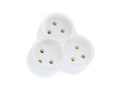 Tecro SC-2 2 розетки, белый