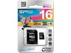 SILICON POWER microSDHC 16GB (Class 10) UHS-I Elite + Adapter | Фото 2