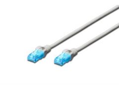 Кабель для принтерів Патч-корд DIGITUS CCA CAT 5e UTP, 0.5м, AWG 26/7, PVC, серый (DK-1512-005) | Фото 2