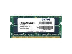 PATRIOT SO-DIMM DDR3-1600 8GB (PSD38G16002S) | Фото 1