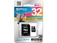 SILICON POWER microSDHC 32GB (Class 10) + Adapter | Фото 2