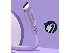 COLORWAY CW-CBUC044-PU Type-C (soft silicone) 2.4А 1м фіолетивий | Фото 2