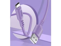 COLORWAY CW-CBUC044-PU Type-C (soft silicone) 2.4А 1м фіолетивий | Фото 3
