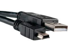 PowerPlant USB 2.0 AM - Mini 1.5m (KD00AS1244) | Фото 1