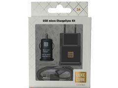 LUXE CUBE 2А USB Micro 3в1 чорний | Фото 2