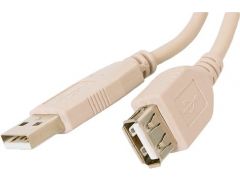 ATCOM USB 2.0 AM/AF ferrite 1.8m White (3789) | Фото 1