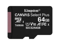 KINGSTON microSDXC 64Gb Canvas Select+ A1 (R100/W10) | Фото 1