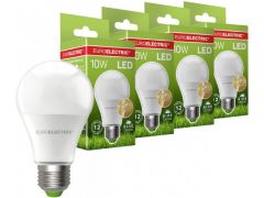 Светодиодная лампа LED EUROELECTRIC A60 10W E27 4000K (100) LED