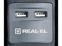 REAL-EL RS-3 USB CHARGE 1.8m Black | Фото 3