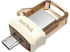 Флешка USB SANDISK 64GB USB 3.0 Ultra Dual Drive m3.0 OTG White-Gold (SDDD3-064G-G46GW) | Фото 2