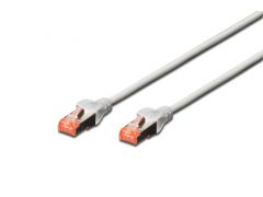 Кабель для принтерів Патч-корд DIGITUS CAT 6 S-FTP, 0.25м, AWG 27/7, LSZH, серый (DK-1644-0025) | Фото 1