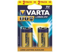 VARTA LONGLIFE 6LR61 BLI 2 ALKALINE (04122101412) | Фото 2