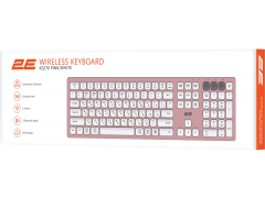 2E KS270 105key, WL/BT, EN/UK, рожево-білий | Фото 2
