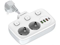 COLORWAY 2x220V/3xUSB-A/1xUSB-C | Фото 3