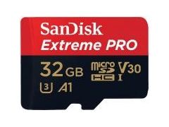 SANDISK microSDHC 32GB V30 A1 UHS-I U3 R100/W90MB/s 4K Extreme Pro + SD (SDSQXCG-032G-GN6MA) | Фото 1