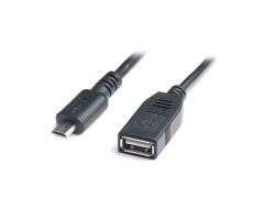 REAL-EL USB2.0 OTG 0.1m, Black | Фото 2