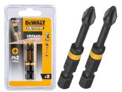 DeWALT IMPACT TORSION, PH2 мм,L раб.=50 мм, 2 штуки (DT70532T)