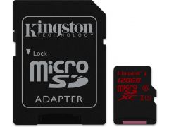 KINGSTON microSDXC 128GB (Class 10)+ Adapter UHS-I U3 R90/W80MB/s 4K Video | Фото 1