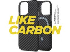 ARMORSTANDART LikeCarbon MagCase для Apple iPhone 15 Pro Max Black (ARM69291) | Фото 2