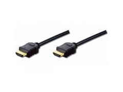 DIGITUS HDMI High speed + Ethernet (AM/AM) 2.0m Black (AK-330114-020-S) | Фото 1