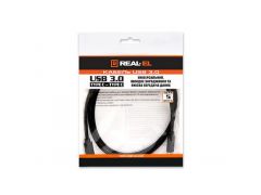 REAL-EL USB3.0 Type C-Type C 1m Black (4743304102082) | Фото 2