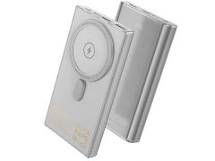 HOCO Q22 Taurus 10000mAh 22.5W+PD20W з бездротовою зарядкою (MagSafe 7.5W) (Сірий) | Фото 2