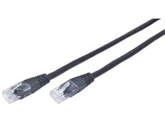 Cablexpert UTP литой, 50u "штекер с защелкой, 2 м, черный (PP12-2M/BK) | Фото 2