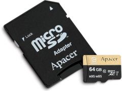 Карта памяти microSD APACER microSDHC 64GB (Class 10) UHS-I (95/85) U3 | Фото 2