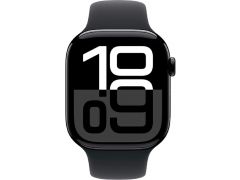 APPLE Watch Series 10 GPS 46mm Jet Black Aluminium Case with Black Sport Band | Фото 2