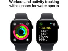 APPLE Watch Series 10 GPS 46mm Jet Black Aluminium Case with Black Sport Band | Фото 3