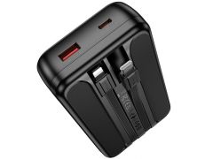 HOCO Q28A Victory 22.5W+PD20W fully compatible with watch charging cable 20 000mAh Black | Фото 3