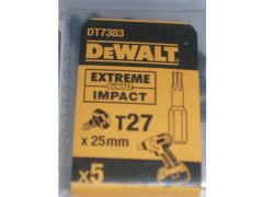 DeWALT IMPACT TORSION, Т27 мм,L раб.=25 мм, 5 штук (DT7383T) | Фото 2