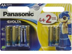 PANASONIC EVOLTA AA BLI(4+2) ALKALINE (LR6EGE/6B2F) | Фото 1