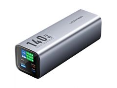 Акумулятор Vention 27000mAh 140W 5A PD, QC/3.0, 2xUSB-C, USB-A, LED Display, Gray (FHVH0) | Фото 1
