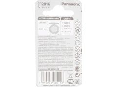 PANASONIC CR 2016 BLI 1 LITHIUM (CR-2016EL/1B) | Фото 2