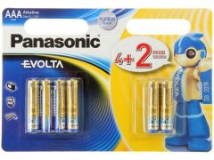 PANASONIC EVOLTA AAA BLI(4+2) ALKALINE (LR03EGE/6B2F) | Фото 1