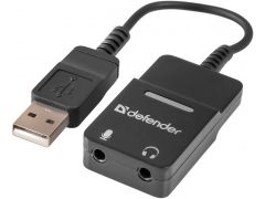 DEFENDER Audio USB 2х3.5мм jack ->USB (63002) | Фото 1