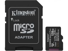 KINGSTON microSDXC 128Gb Canvas Select + Gen3 150MB/s A1 +Ad | Фото 1