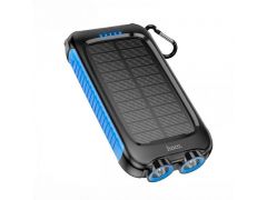 HOCO DB51 Sunpower 8000mAh 5V2A (USB1/2, Type-C) з ліхтарем+сонячна панель(5V0.5A) (Чорний | Фото 3